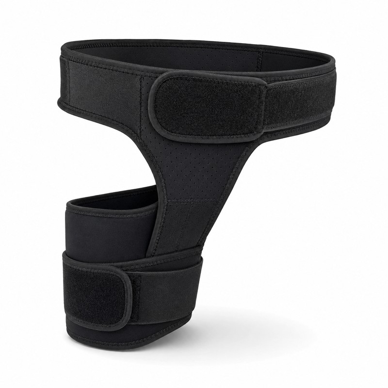 Groin Compression Wrap for Hip & Thigh Support – Adjustable