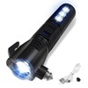 GEEBONFLUGENS Black Emergency Car Flashlight - 2000 Lumen Dual Light