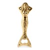 NKlaus Maritime Bottle Opener Mermaid Brass Gold 4.5 x 14