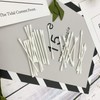 800 Pieces Cotton Swabs, Double Spiral Tipped with Paper Stick,