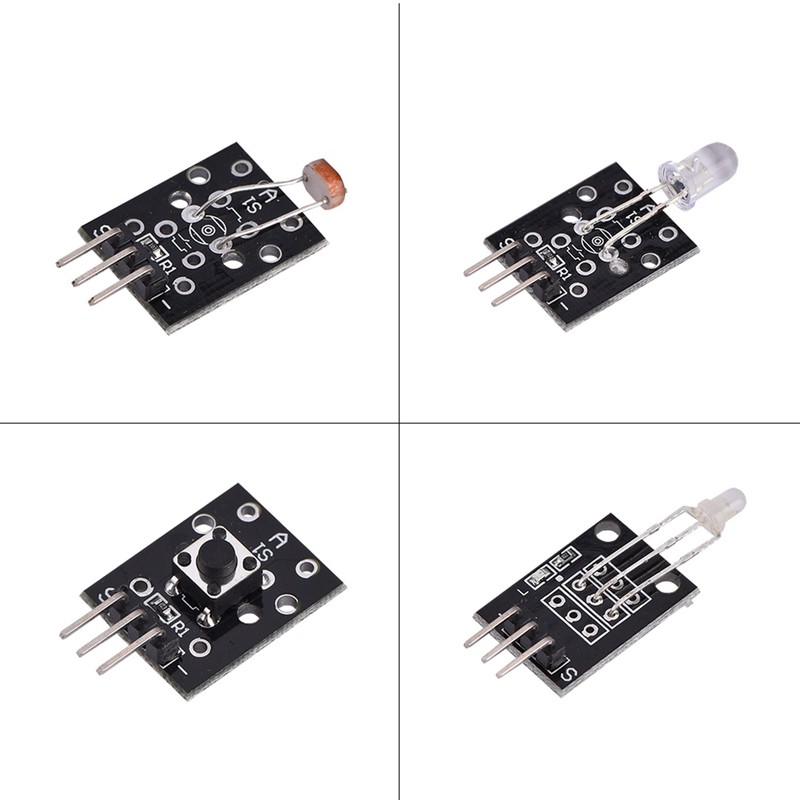 37‑in‑1 Sensor Module Kit Tutorial for Raspberry Pi Education