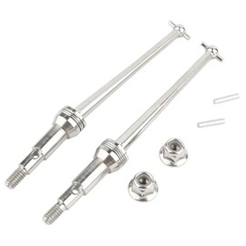 GDOOL 9522-5 RC Car 30-WJ02 Upgrade Part Metal Front CVD Drive Shaft Set RC Car Replacement Spare Parts Compatible with WIAORCHI 1/14 Scale 9522-5 Trucks