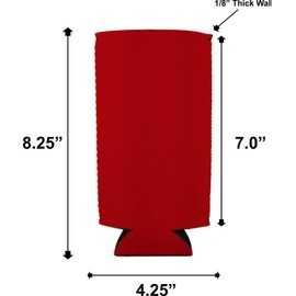 Blank 24 oz. Can Coolie (2, Royal Blue)