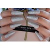 MISUD Glitter False Nails Extra Long Coffin Fake Nails Shiny