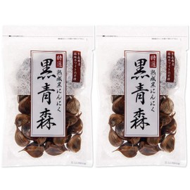 Aged Black Garlic, Black Aomori (Made in Japan, Low Odor, Additive-Free, Protein), Safe and Healthy Life, 7.1 oz (200 g) / 2 Bags Approx. 2 Months