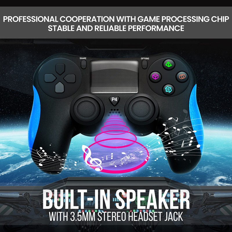 Pyle 6-Axis Sensor Wireless Game Controller - High Performance Remote