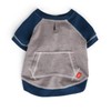 Reddy Grey French Terry Dog Crew, Small