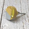 ARTISNO Three Tone Gold Designs Wood Resin Door Knobs, Vintage,