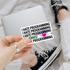 (3psc) I Hate Programming Sticker, It Works, I Love Programming