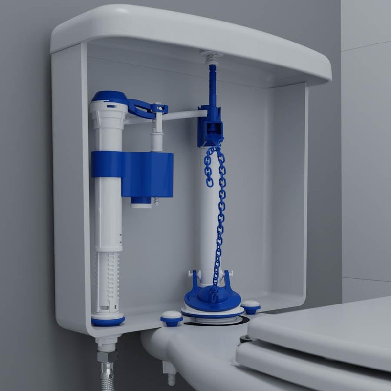 EasyDrain Universal Fill Valve for Toilet Tanks – Adjustable Height