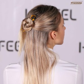 PYSEOSISE 10 Pcs U Shaped Hair Pins, Vintage French Hair Pin, Acetate Hair Stick Metal Updo Hairpin Chignon Pin Bobby Pins for Women