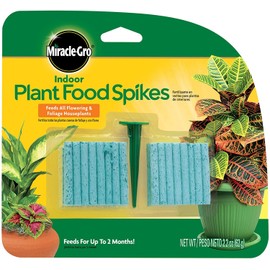 Miracle-GRO Indoor Plant Food, 48-Spikes (4-Pack 48 Count Per Pack)