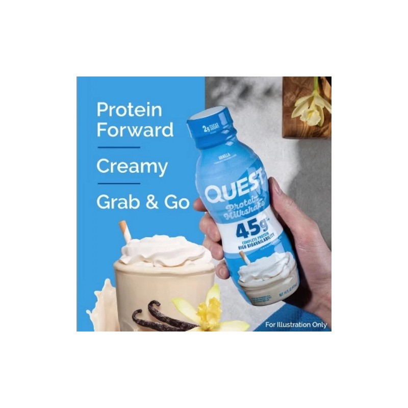 Quest Nutrition Ready to Drink High Protein Milkshake - Vanilla