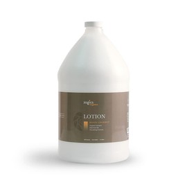 Zogics Organics Body Lotion – Hydrating Body Lotion for Women and Men, Moisturizing Formula Made with Essential Oils, Great for Refillable Lotion, Honey Coconut Scent (1 Gallon)