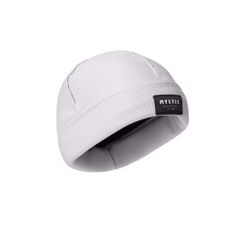 Mystic Watersports - Surf KiteSurf & Windsurfing 2mm Neoprene Wetsuit Beanie Hat - Off White - Flatlock stitching