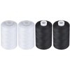 Simthread All Purpose Sewing Thread, 4 Spools Each 1000 Yards