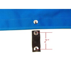 Northwest Tarp & Canvas Extender Snaps for Your Boat Cover, Adds 2" Inch, Finger Loop Built In, 10 Pc