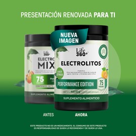 LIFE 360+ Electro Mix Electrolitos en Polvo 487.5 g 6.5g por porción