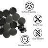 Godneei 120 Pcs Hole Plug Drill Cap Plastic Hole Plug