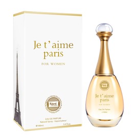 Hybrid & Company Women Je T'Aime Paris Pour Femme Eau De Parfum Natural Spray Vaporisateur 3.4 Fl Oz