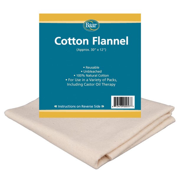 Baar Cotton Flannel Castor Oil Pack