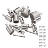 15Pcs Marble Hole Opener Stainless Steel Incisive Marble Drill Bits