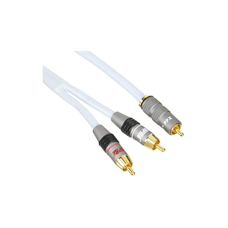 Supra Cables 2 m Subwoofer Cable Y-Link RCA-2 RCA for