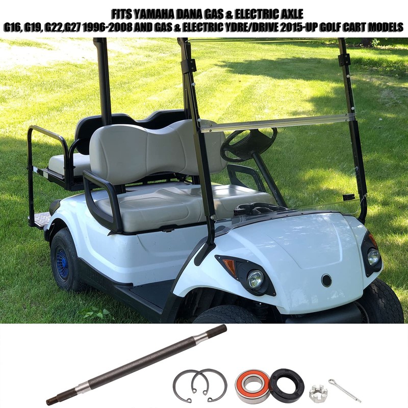 Drive-up Golf Cart Rear Spline Axle Shaft for Yamaha Models