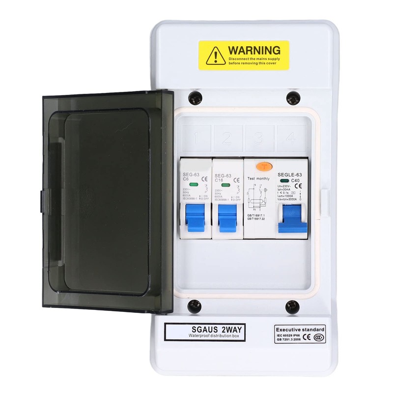 Mini Leakage Circuit Breaker, Universal Protective Circuits Breakers IP66 40A