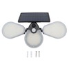 Solar Garden Lights Professional Waterproof 3 Heads Rotation High Power