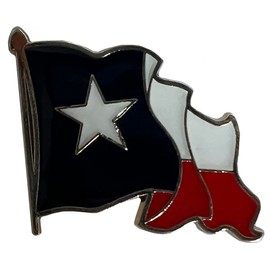 Wholesale Pack of 3 State of Texas Waving I Motorcycle Hat Cap lapel Pin