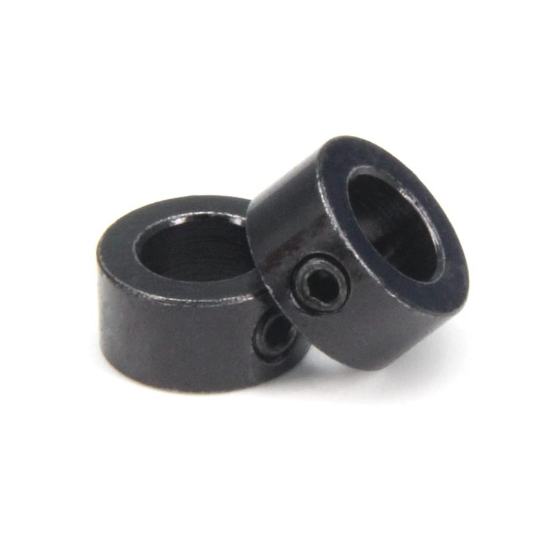 Befenybay 10 Pcs Black Locking Collar 8mm Shank Closure Gaiter