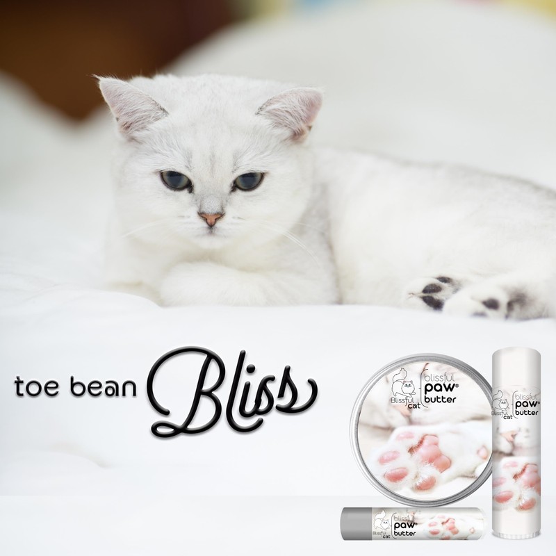 The Blissful Cat Paw Butter, Moisturizer for Dry Paw Pads,