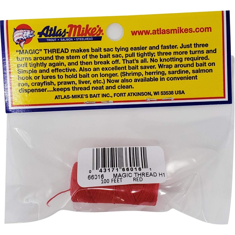 Atlas Mike’s Magic Thread – No-Knot Bait Thread for Tying