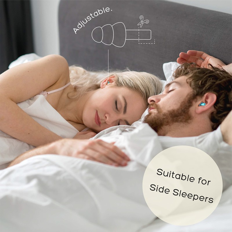ANBOW Paquete de 2 Tapones para Los Oídos para Dormir
