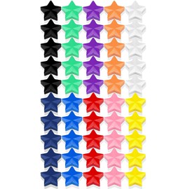 ZDZBLX Magnets for Magnetic Board, Fridge Magnets, Pack of 50, 10 Colours, Strong Magnets, Fridge Magnets, Star Magnet, Mini Magnets, Small Whiteboard Magnets, Colourful Magnets, for Magnetic Wall