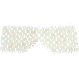 VALICLUD Antifaz para Dormir Máscara de Ojos Masajeadora de Jade Natural Plegable y Refrescante, Ayuda, Adecuado para Descansar