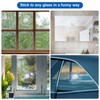 COGEEK 3D Prank Tricky Broken Glass Sticker Car Window Ball