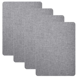 4 Stück 20x28cm Leinen Reparatur Patches Flicken selbstklebend Stoff Leinenstoff Reparatur Reparaturaufkleber Reparaturflicken für Sofas Autositze Vorhang Kopfteile Bürostühlen Rucksack (Hellgrau)