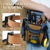 Small Tool Pouch for Tool Belt,Electrician Tool Pouch,Tool Pouch Tool