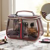 Vintage Waterproof Transparent Storage Bag with Wide Handheld Design, Stylish
