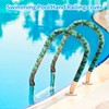 2 Pack Pool Handrail Covers,Summer Palm Tree Leaves Pool Railing