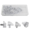 20pcs 5mm Clear Shelf Support Pegs with Box