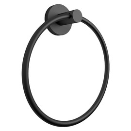 Gedy Felce Plus Towel Ring Matte Black