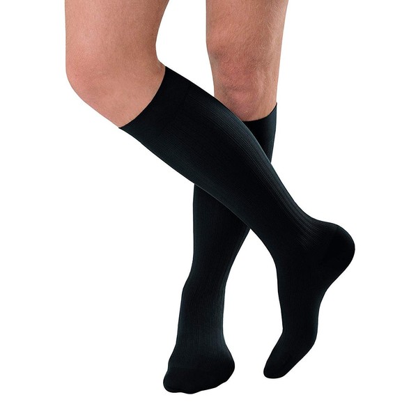 JOBST 7766104 BSN Medical Compression Sock, Knee High, 20-30mmHg, Size 5, Regular, Black
