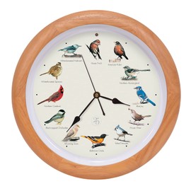 Mark Feldstein, The Original Singing Bird Clock, 25th Anniversary Edition, 13 Inch, Premium Oak