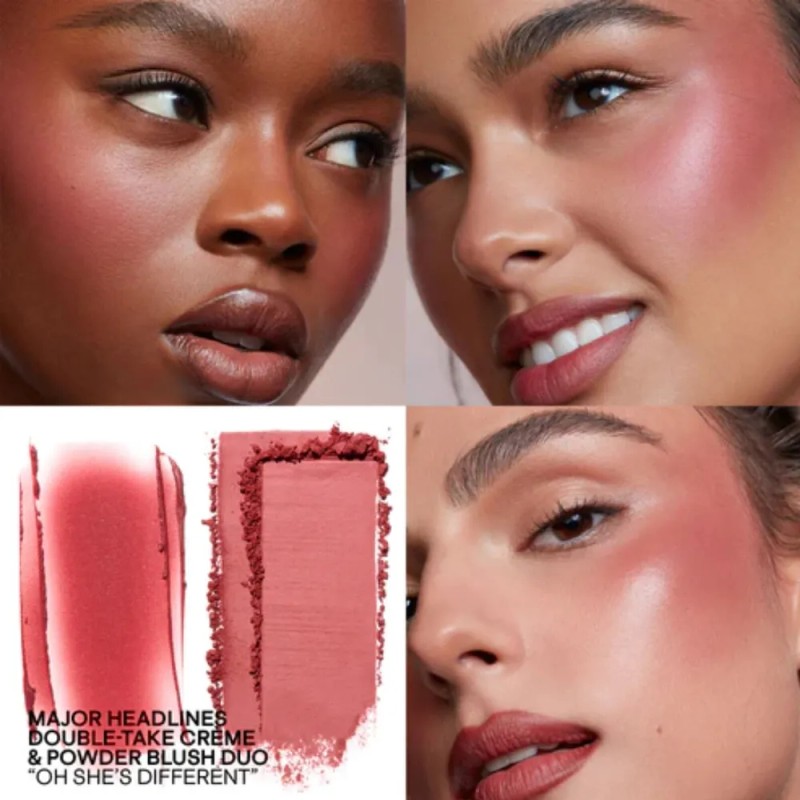 Double Take Crème& Powder Blush Duo (patrick Ta) Tono Del