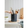 MIKIGEY Kitchen Utensil Holder, 6x7 inch Large Ceramic Utensil Holder