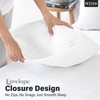Rohi Microfibre White Pillowcases 2 Pack – Ultra Soft &