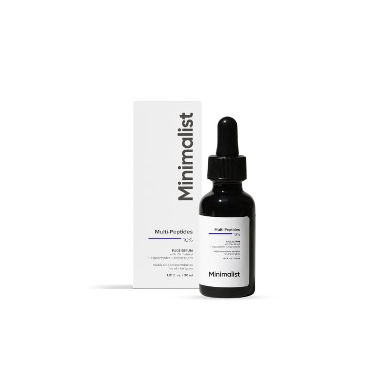 Minimalist Multi Peptide Night Face Serum for Ageless Younger Skin,